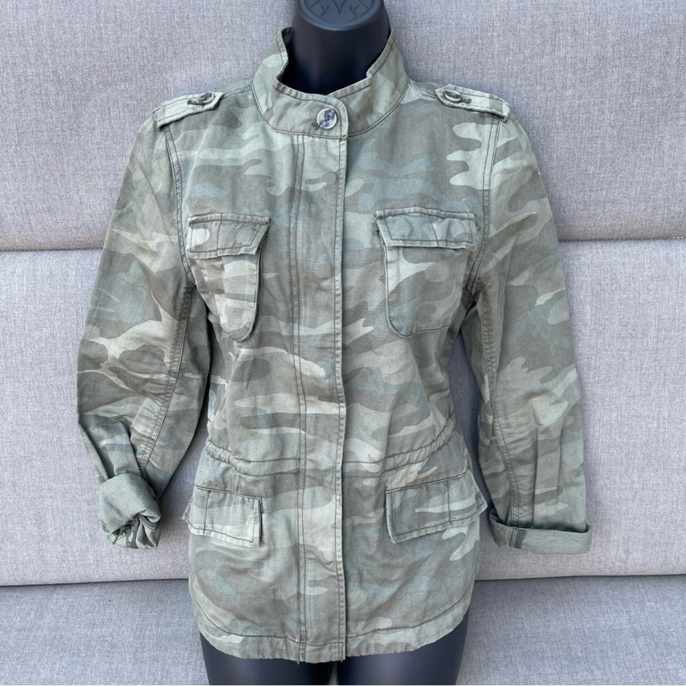 ANN TAYLOR LOFT Utility Jacket in Camo